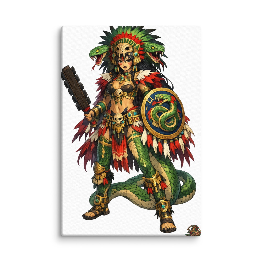 Cihuacōātl Mascot Canvas