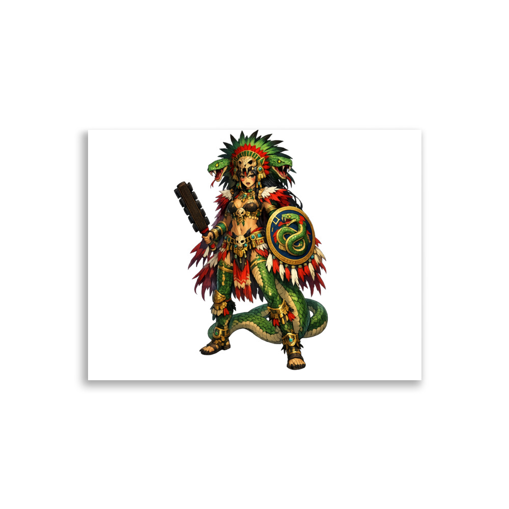 Cihuacōātl Mascot Art Print