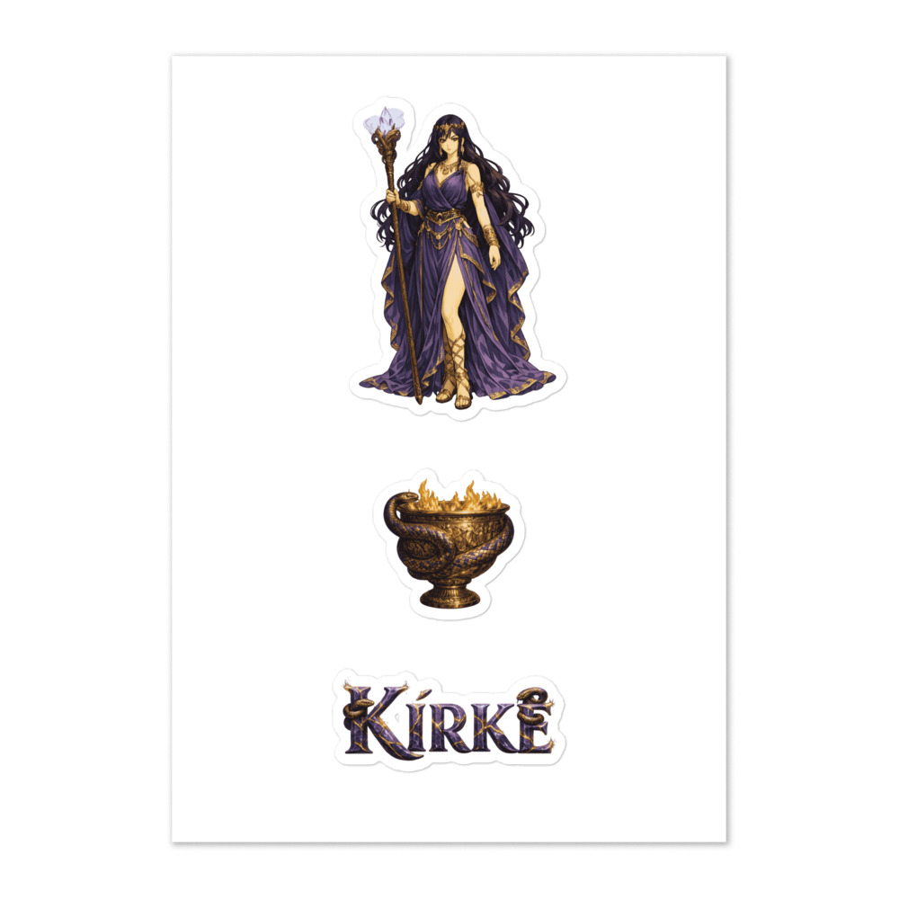 Kírkē Seal Sticker Set