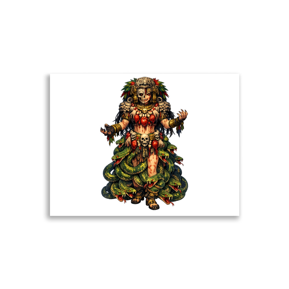 Cōātlīcue Mascot Art Print