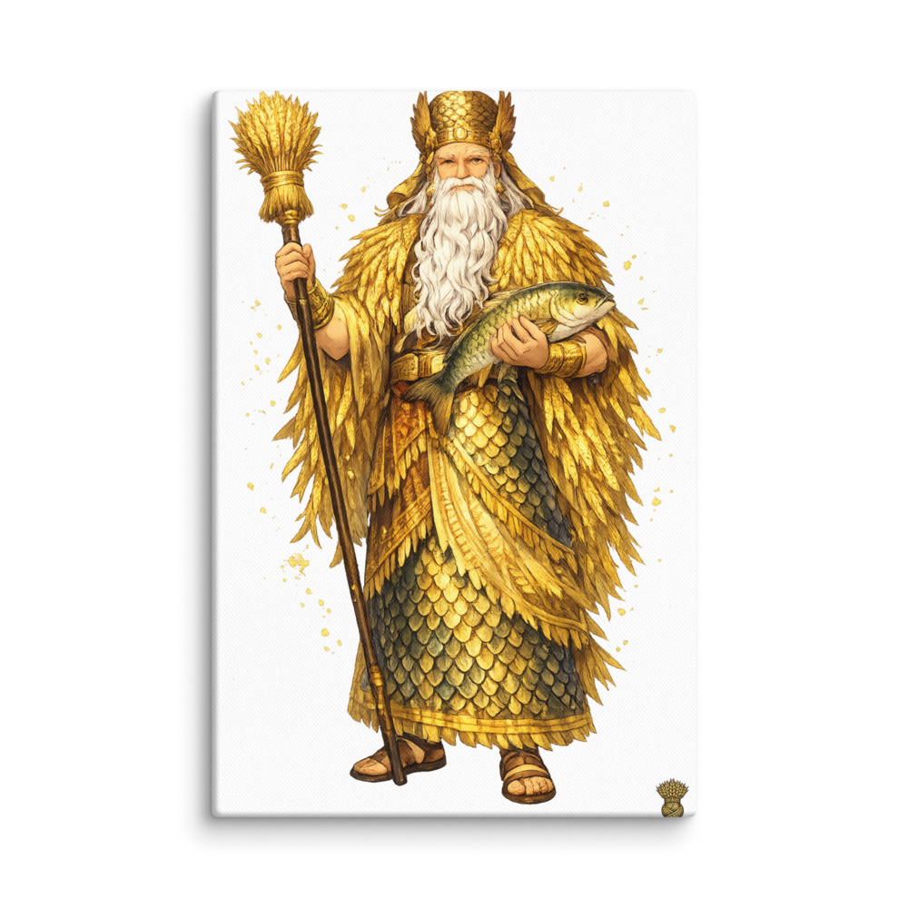 Dāgān Mascot Canvas