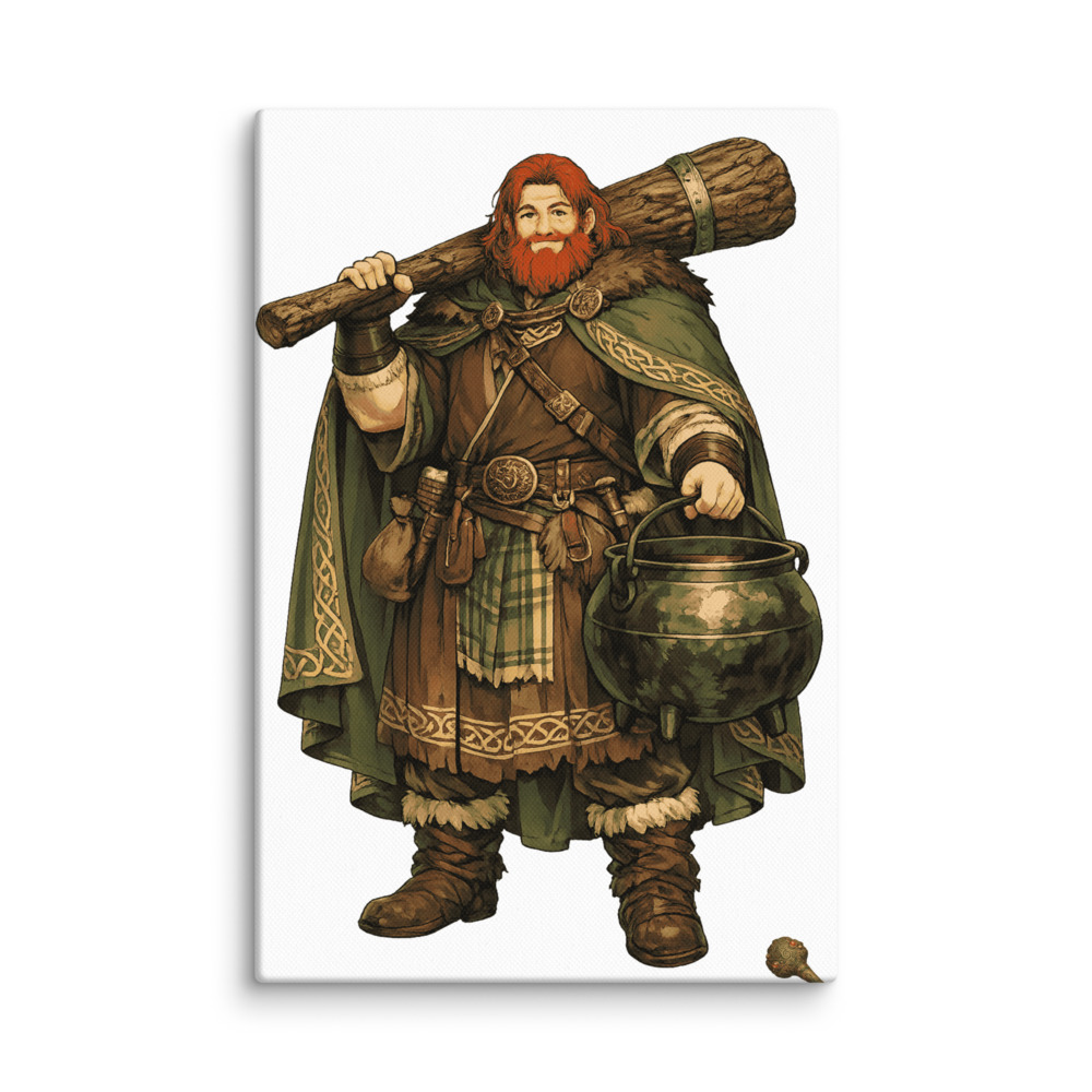 Dagda Mascot Canvas