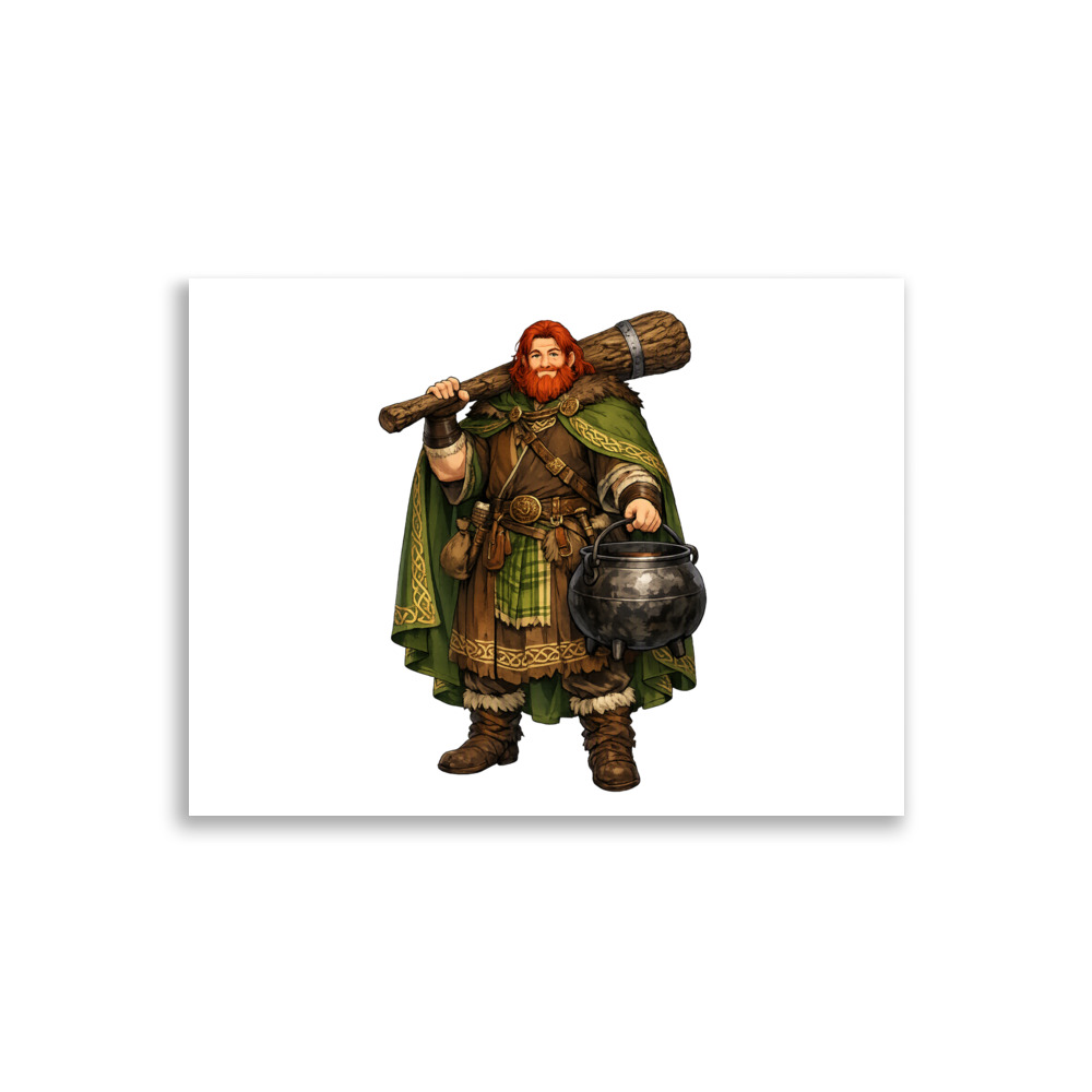 Dagda Mascot Art Print