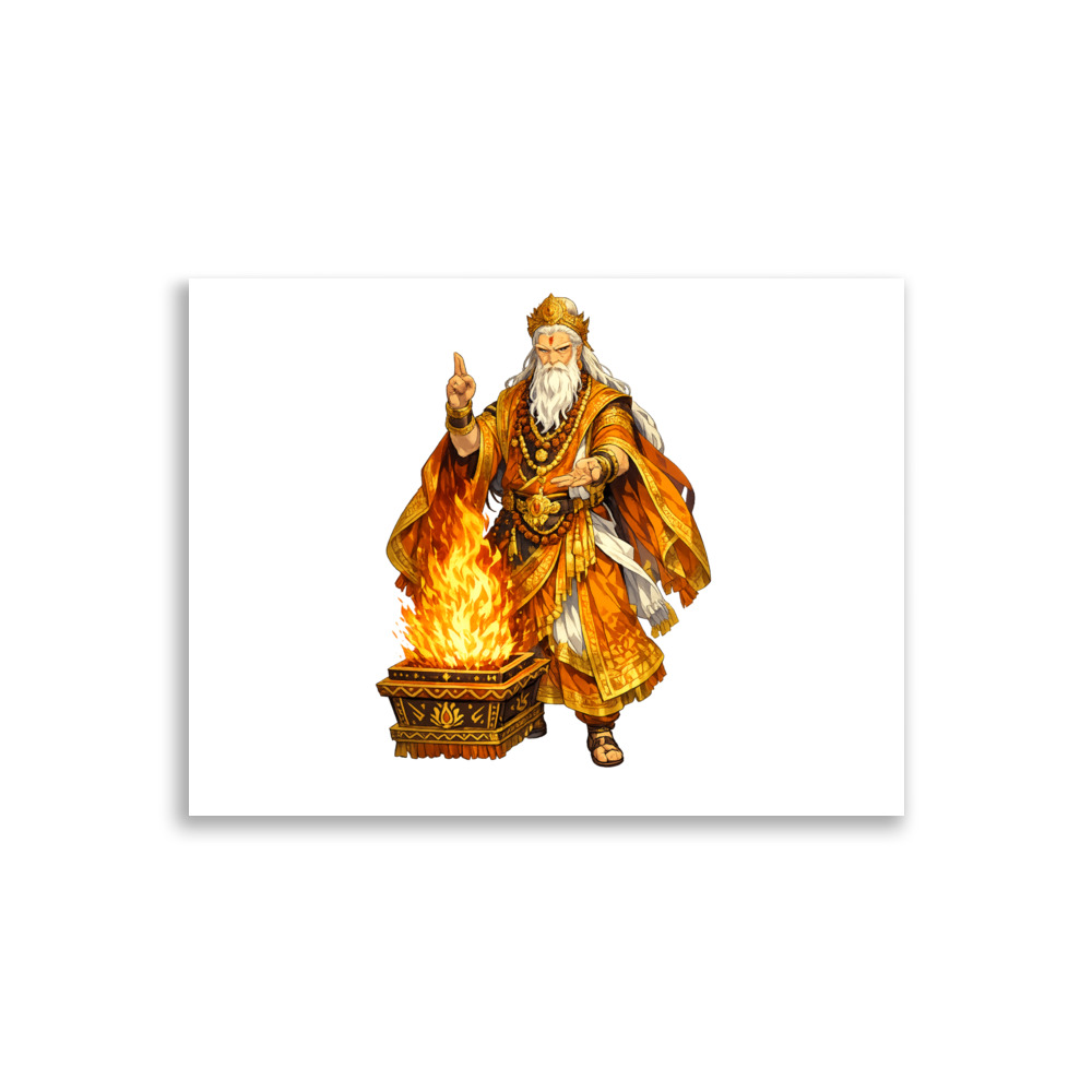 Dakṣa Mascot Art Print