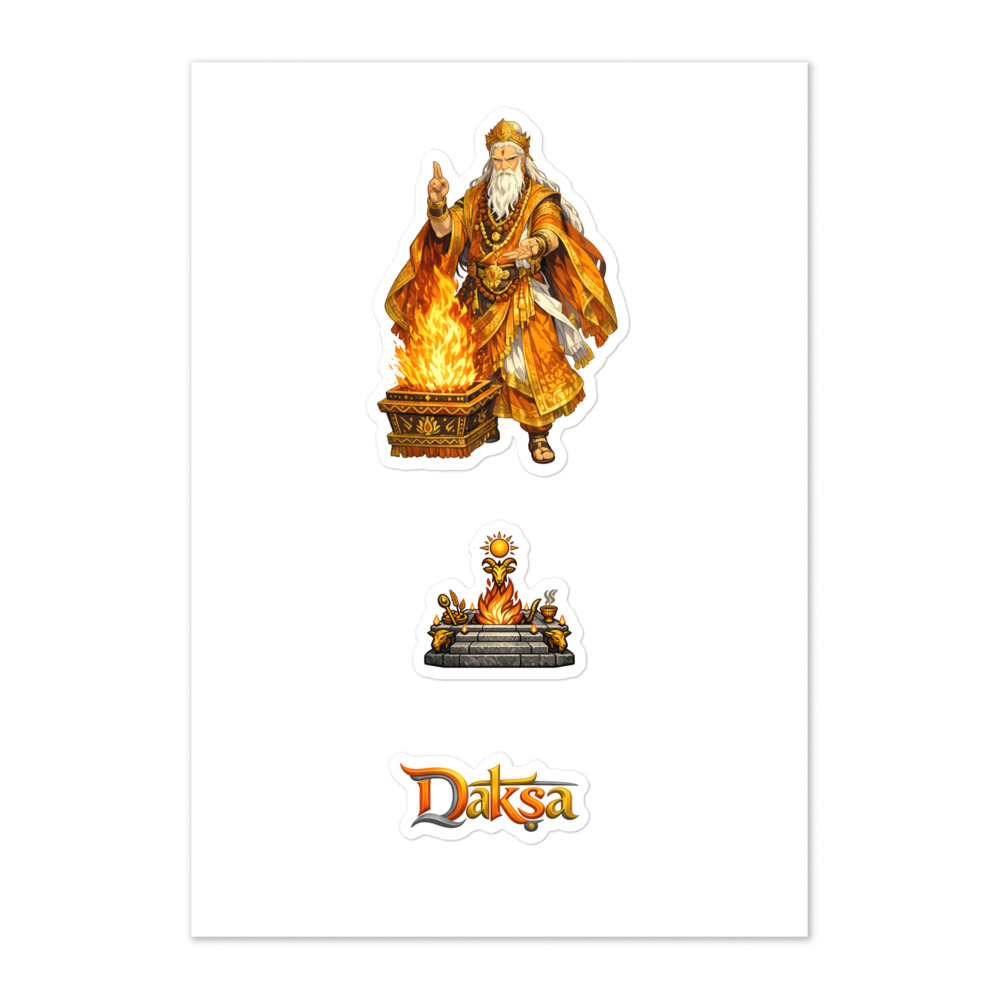 Dakṣa Seal Sticker Set