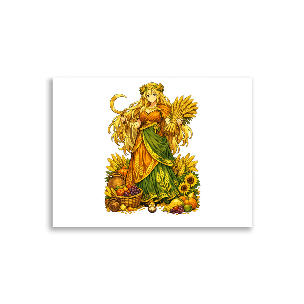 Dēmētēr Mascot Art Print