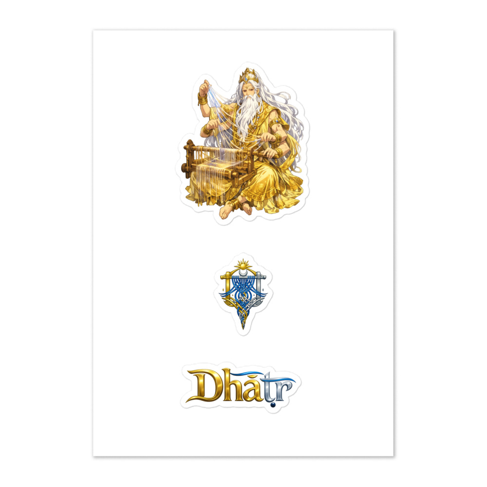 Dhātṛ Seal Sticker Set