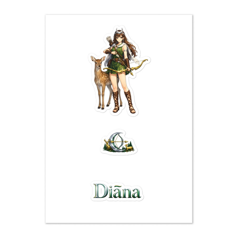 Diāna Seal Sticker Set