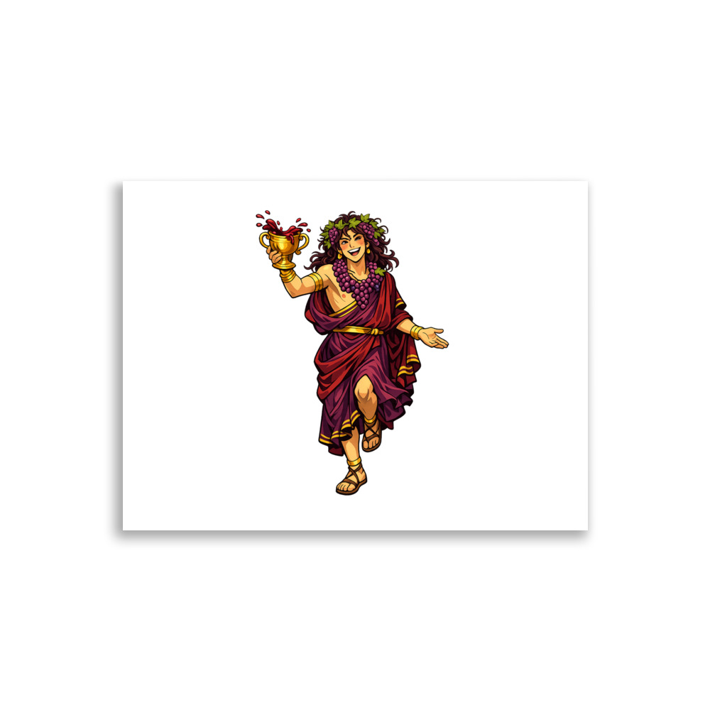 Diónysos Mascot Art Print