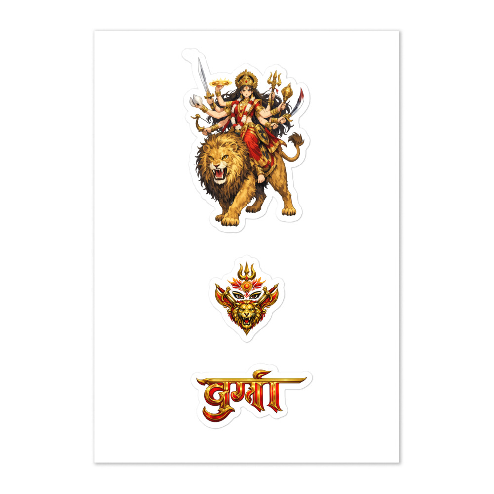 Durgā Seal Sticker Set