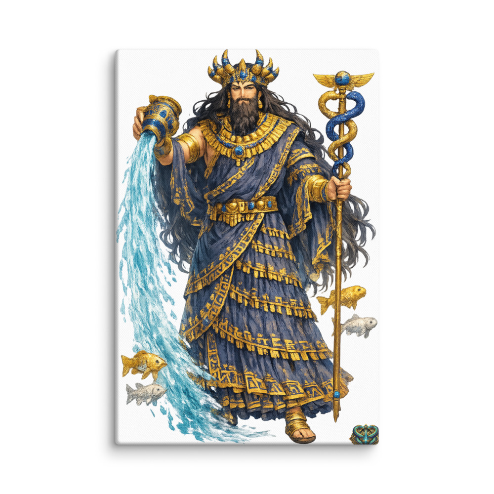 Ēa Mascot Canvas