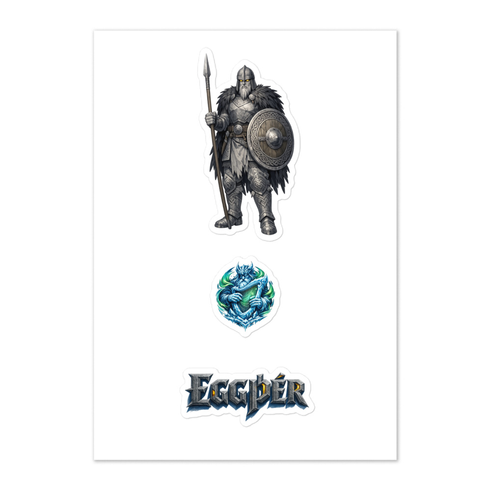 Eggþér Seal Sticker Set