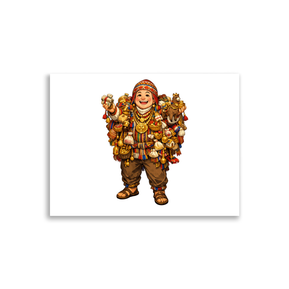 Ekkeko Mascot Art Print