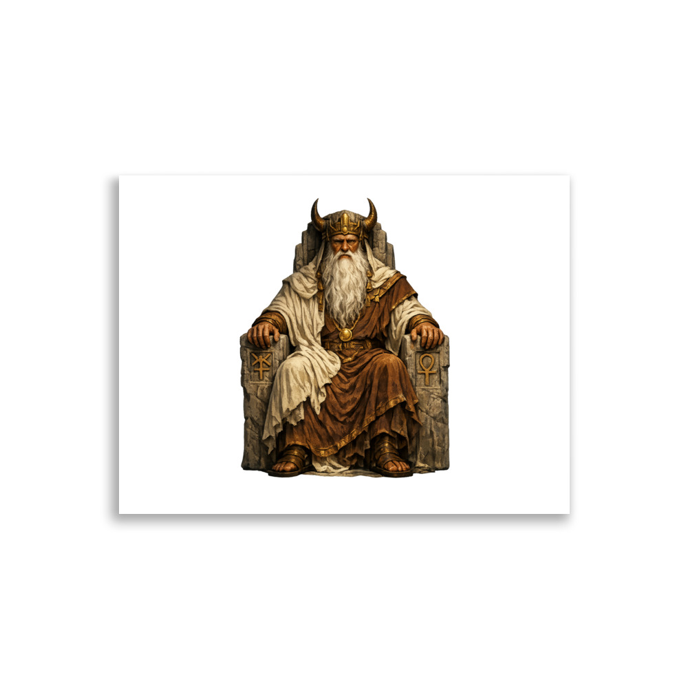 Ēl Mascot Art Print