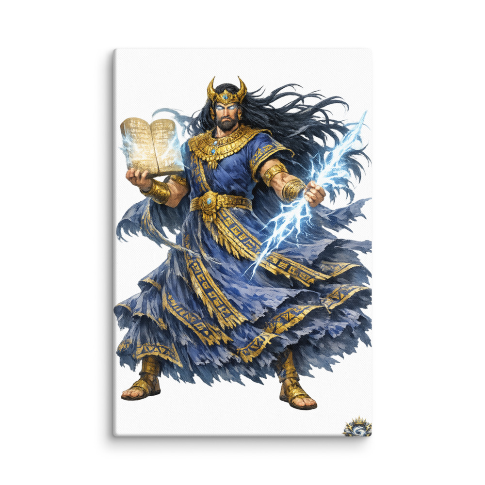 Enlīl Mascot Canvas