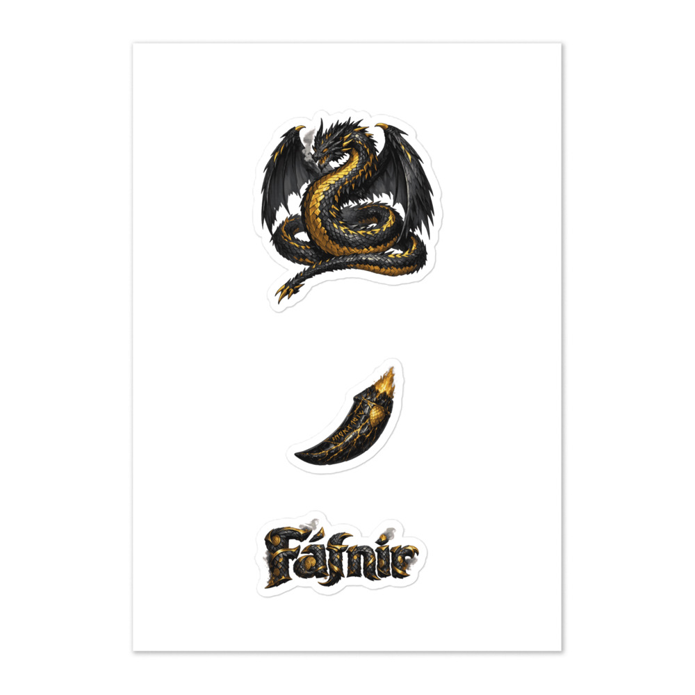 Fáfnir Seal Sticker Set
