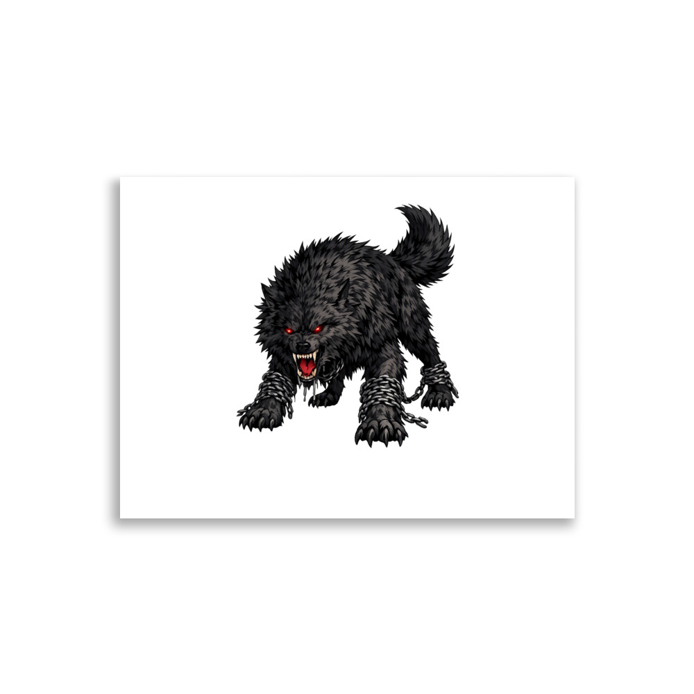Fenrir Mascot Art Print