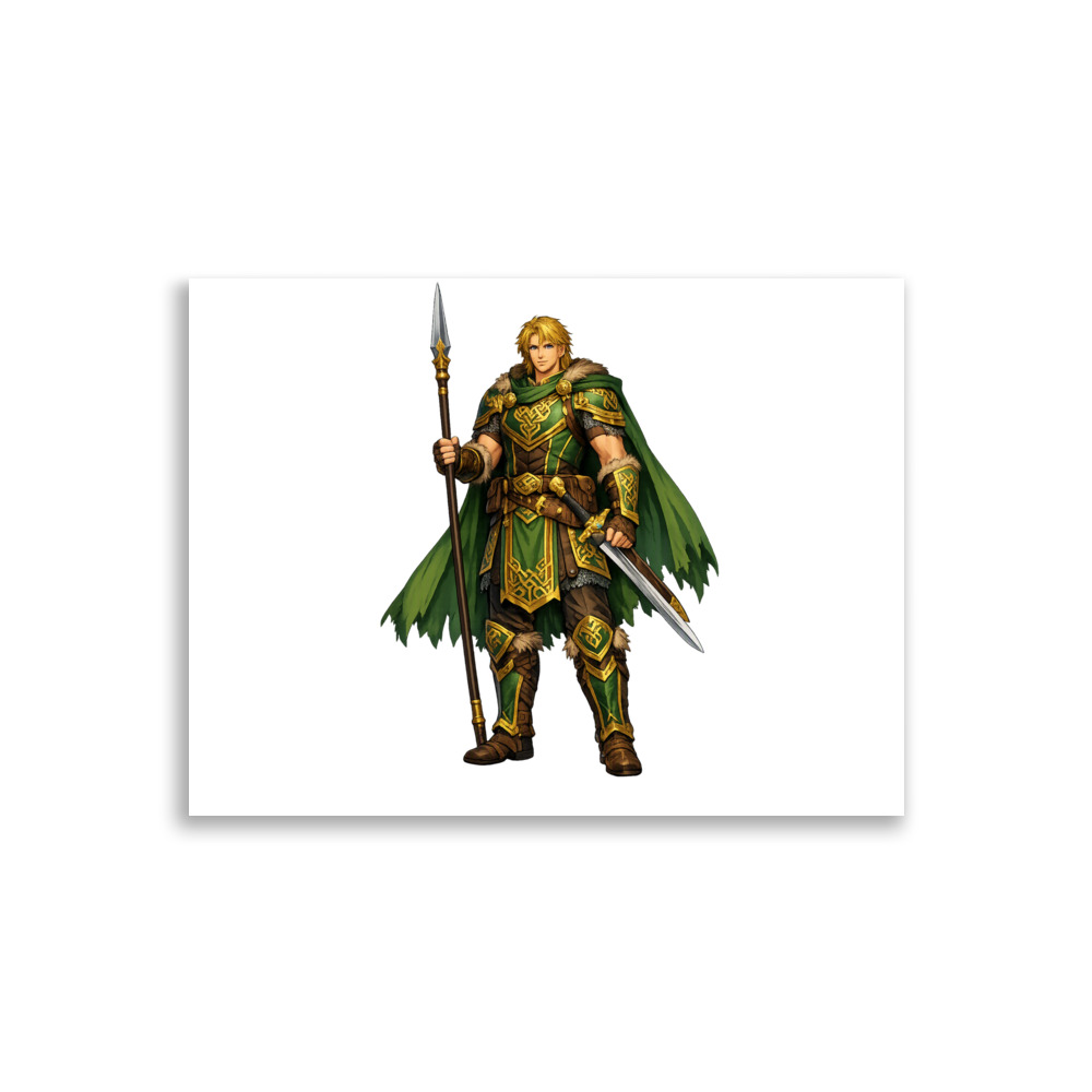 Fionn Mascot Art Print