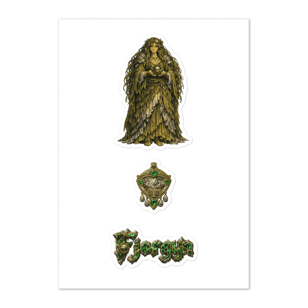 Fjǫrgyn Seal Sticker Set