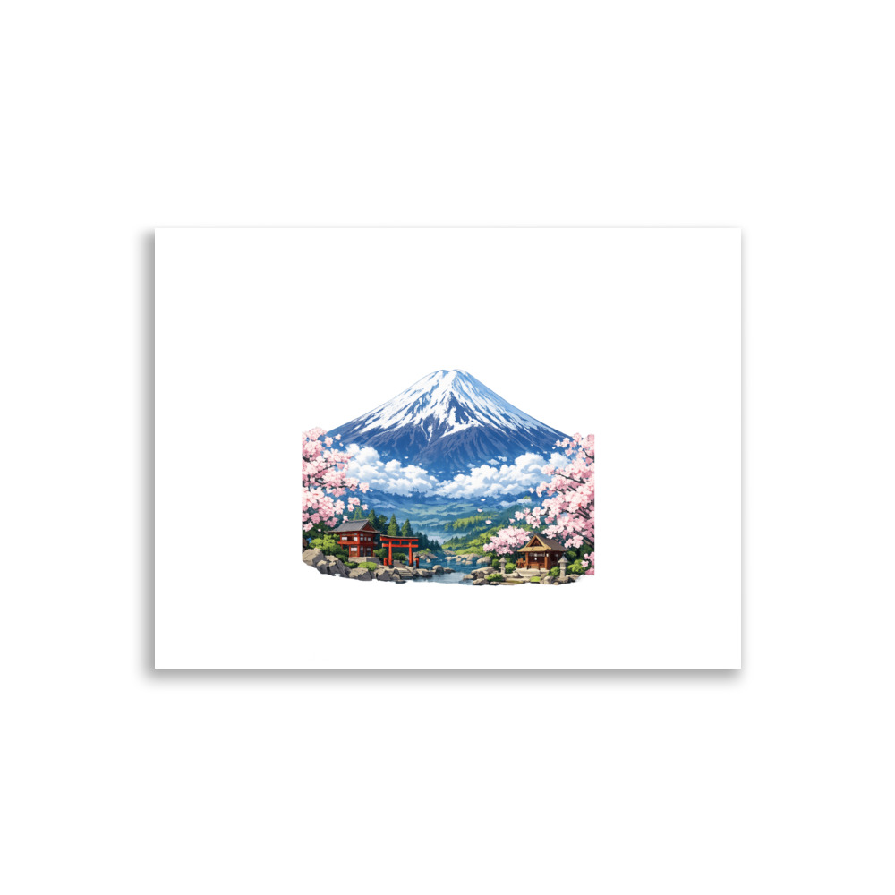 Fuji Mascot Art Print