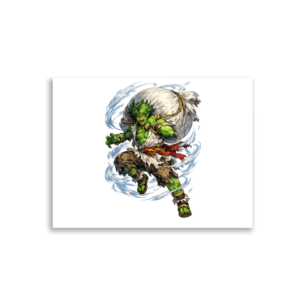 Fūjin Mascot Art Print