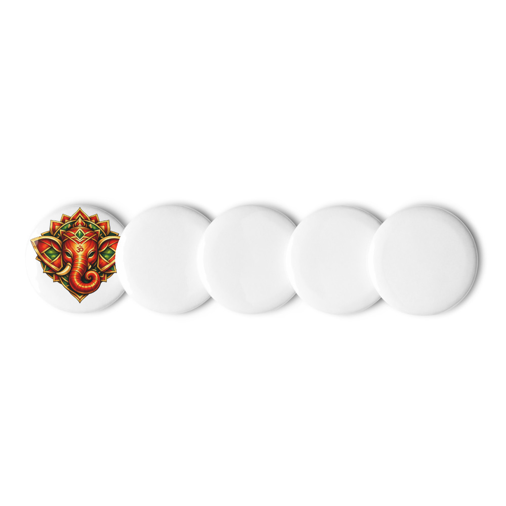 Gaṇeśa Seal Enamel Pin
