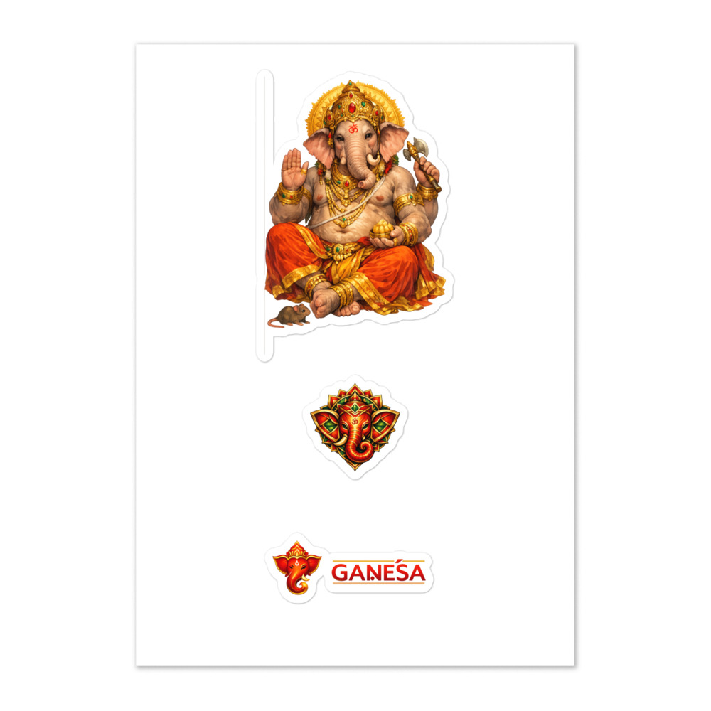 Gaṇeśa Seal Sticker Set