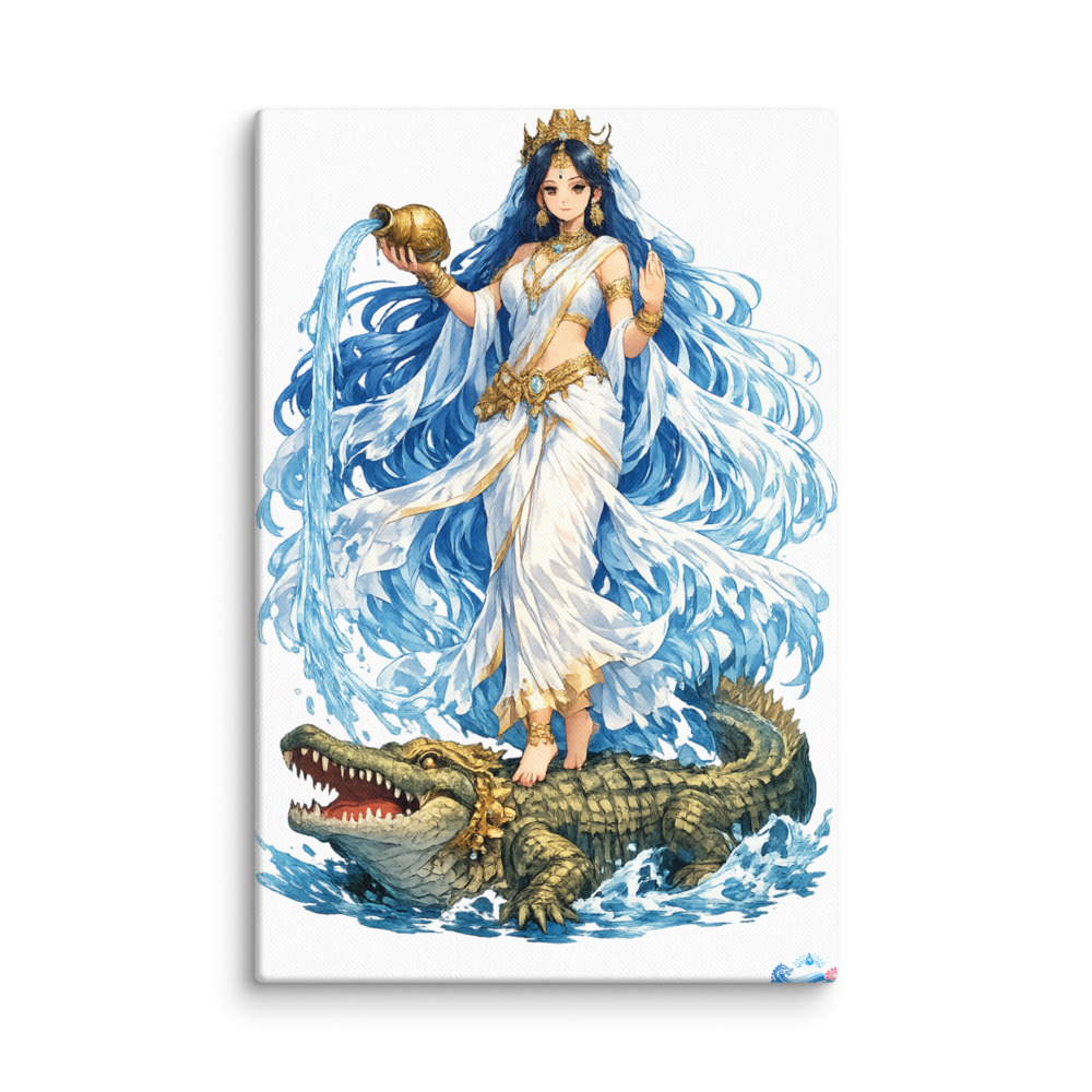Gaṅgā Mascot Canvas