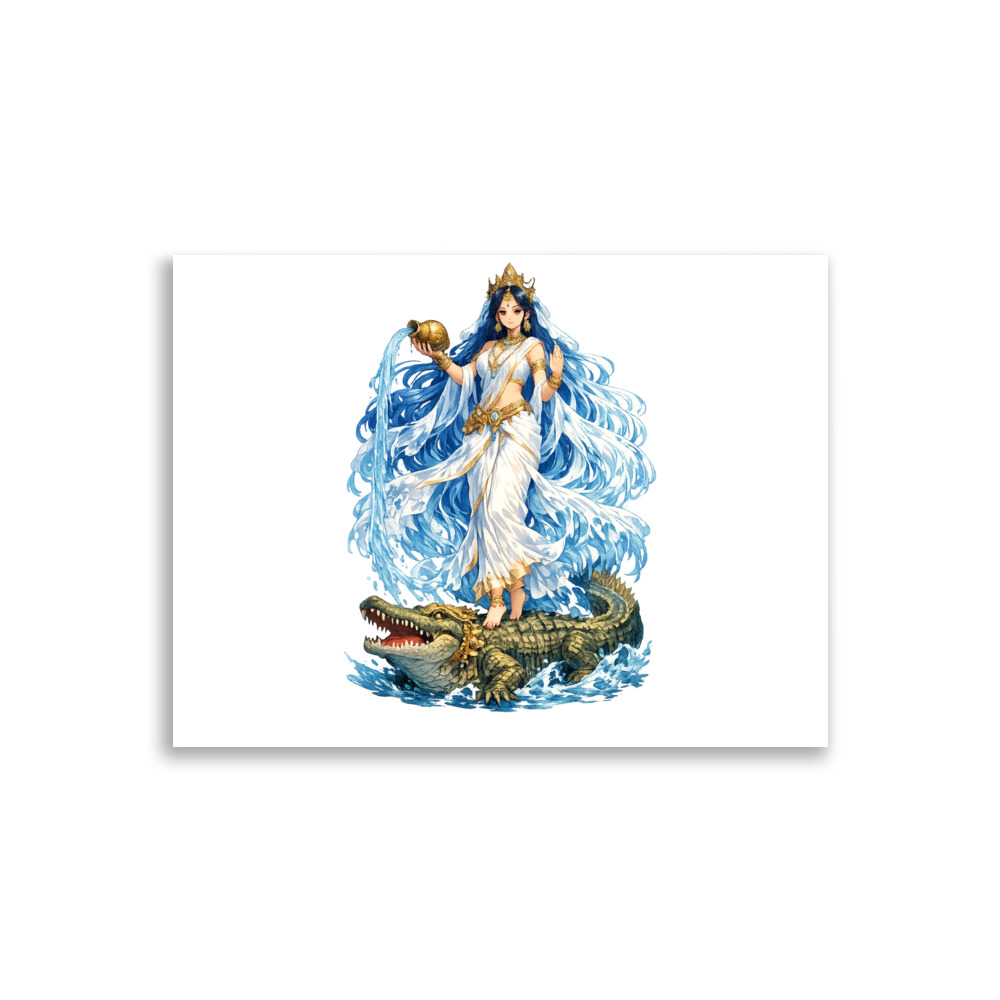 Gaṅgā Mascot Art Print