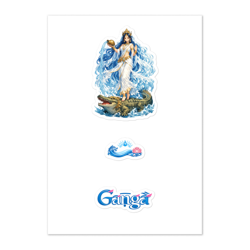 Gaṅgā Seal Sticker Set
