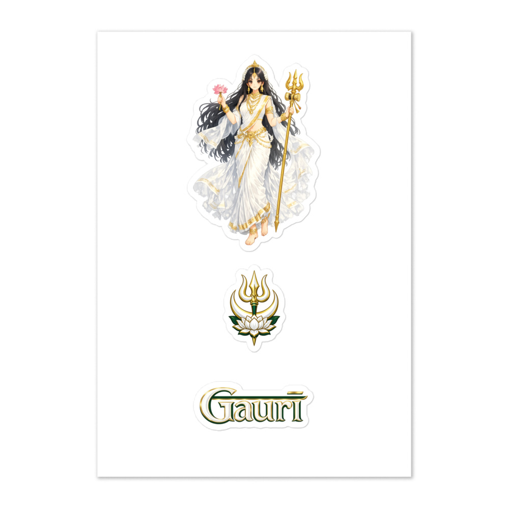 Gaurī Seal Sticker Set