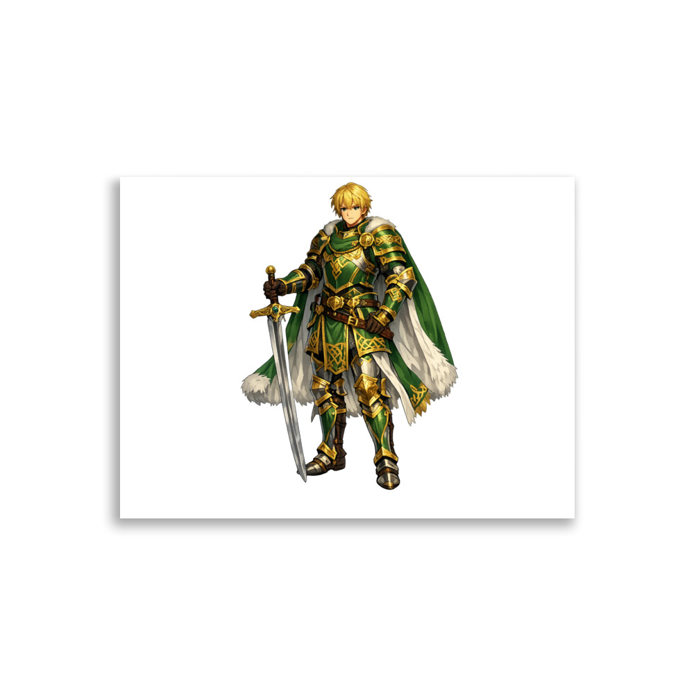 Gawain Mascot Art Print