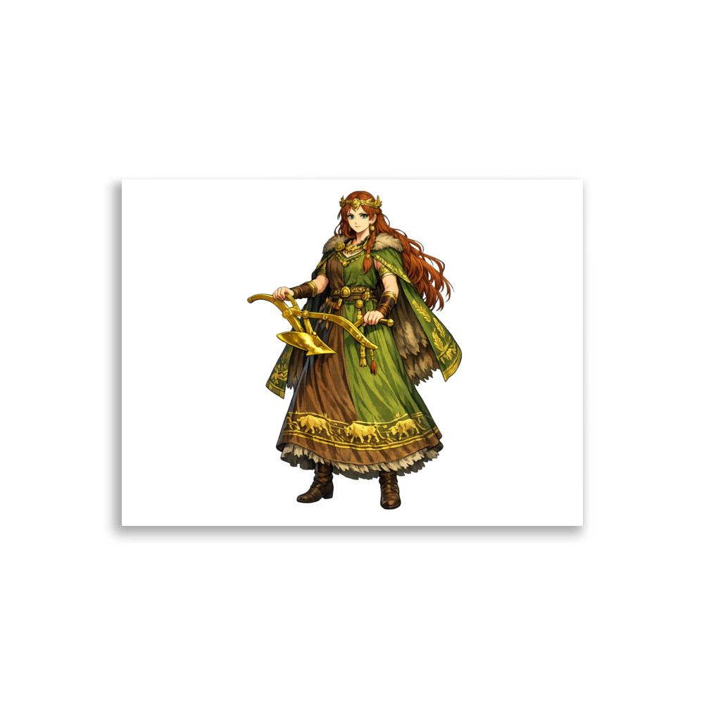 Gefjun Mascot Art Print