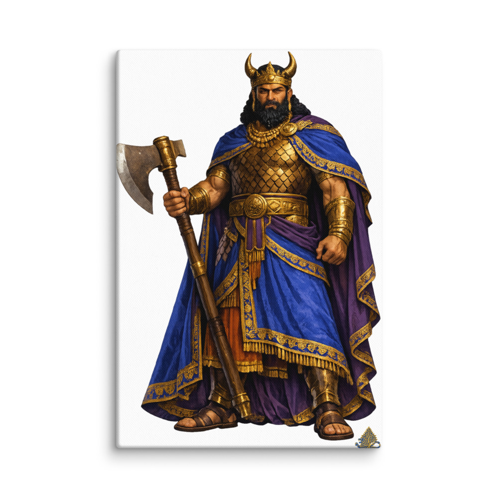 Gilgameš Mascot Canvas