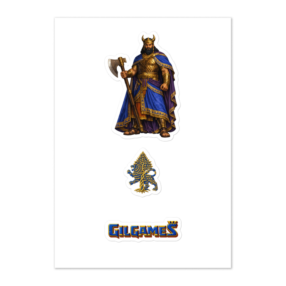 Gilgameš Seal Sticker Set