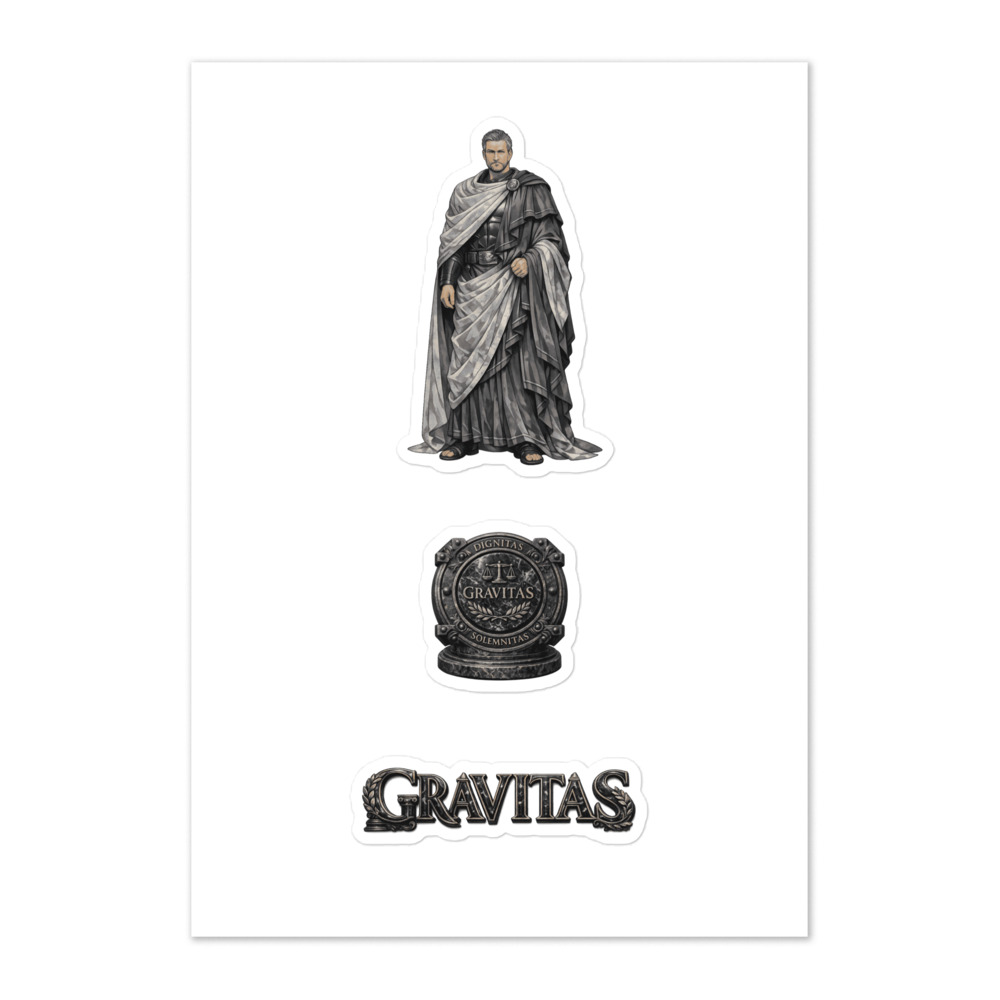 Gravitas Seal Sticker Set