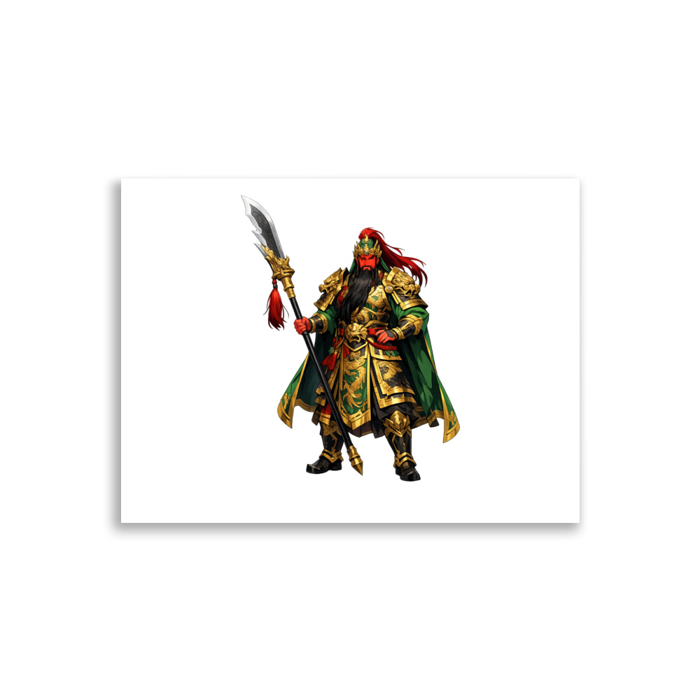 Guāndì Mascot Art Print