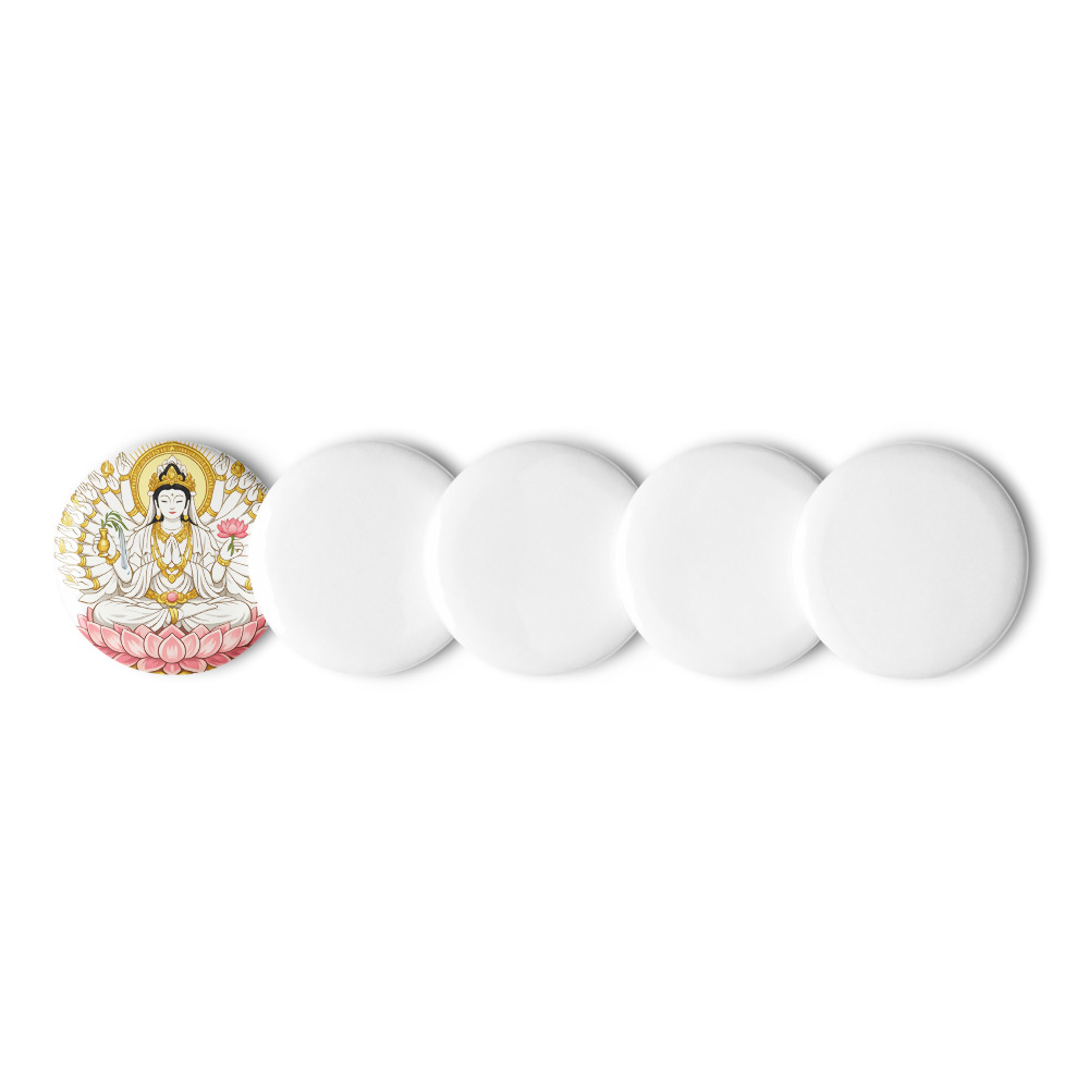 Guānyīn Seal Enamel Pin