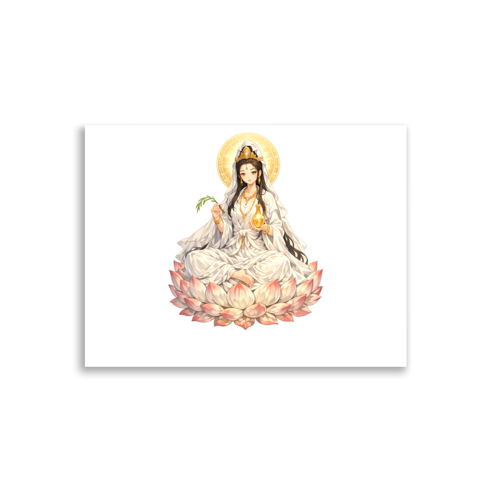 Guānyīn Mascot Art Print