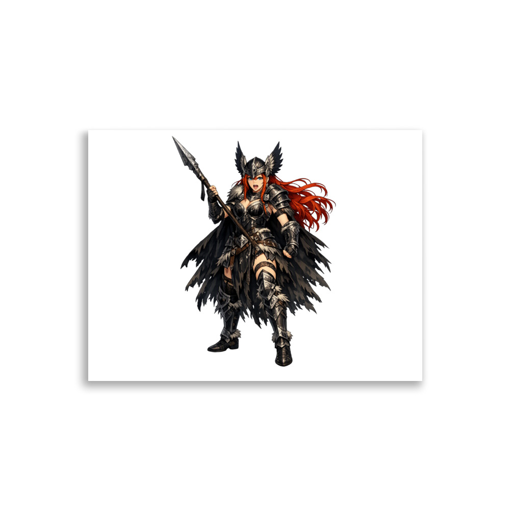 Gunnr Mascot Art Print