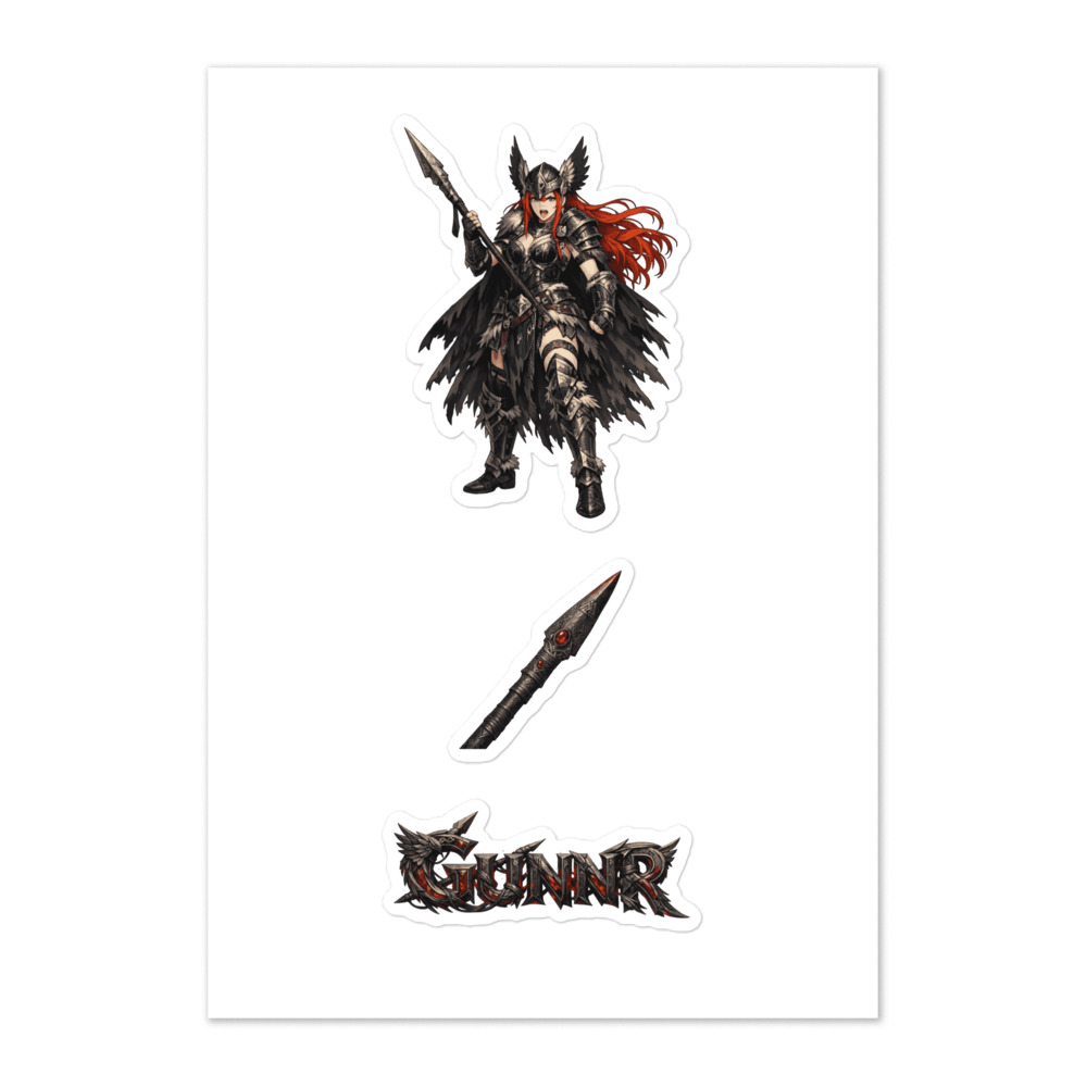 Gunnr Seal Sticker Set
