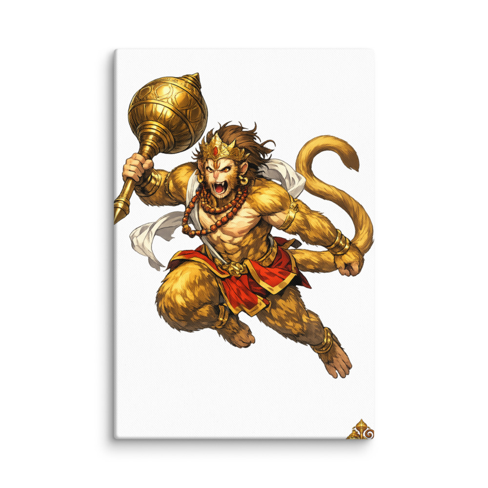 Hanumān Mascot Canvas