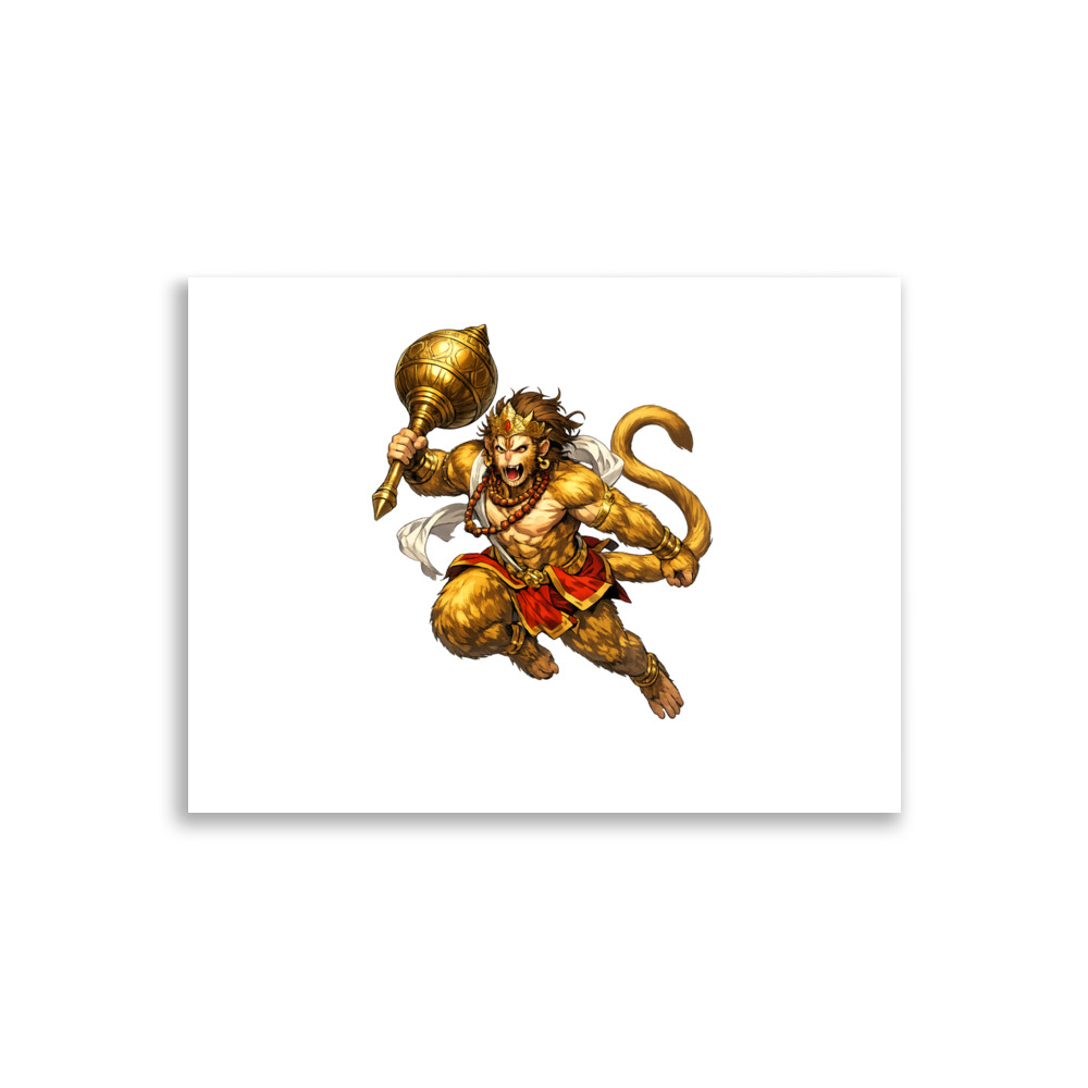 Hanumān Mascot Art Print