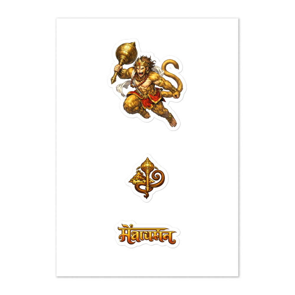 Hanumān Seal Sticker Set