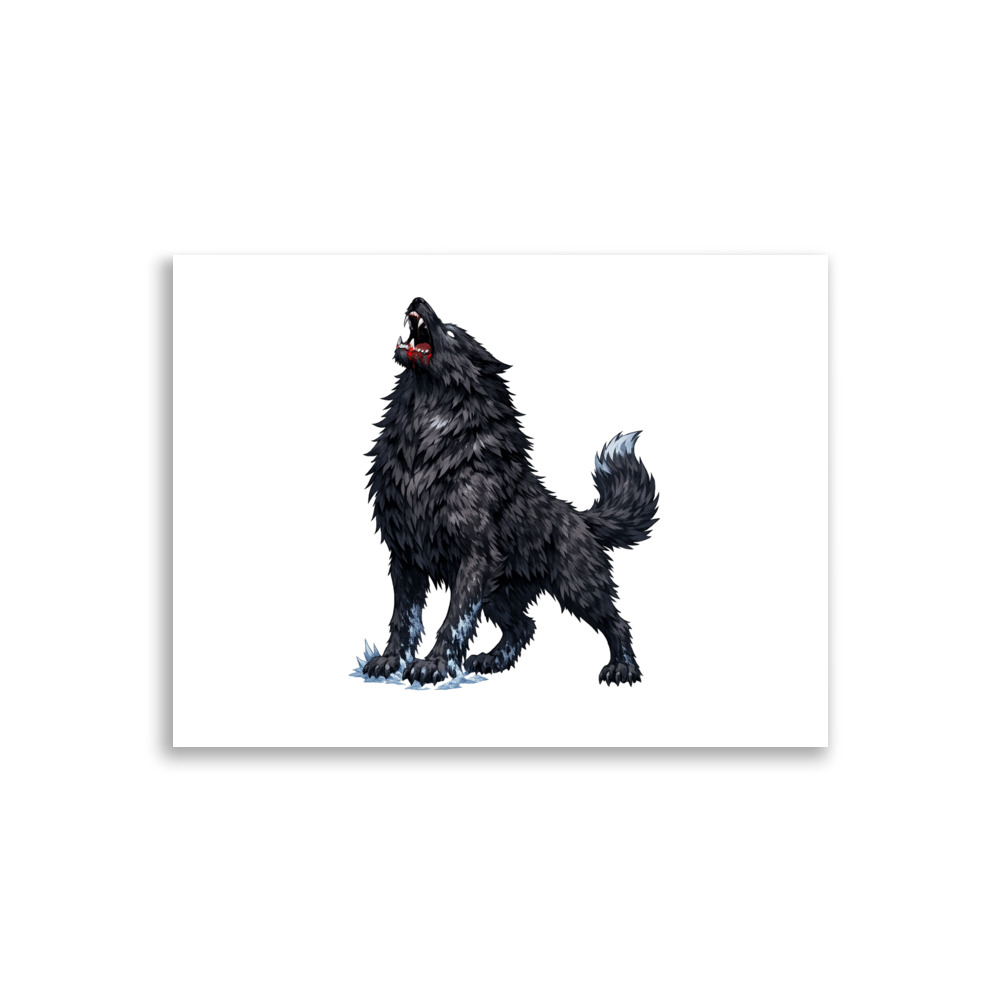 Hati Mascot Art Print
