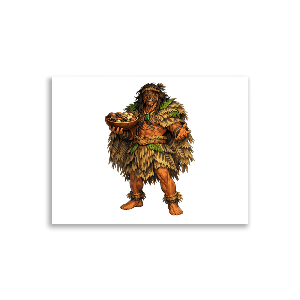 Haumiatiketike Mascot Art Print