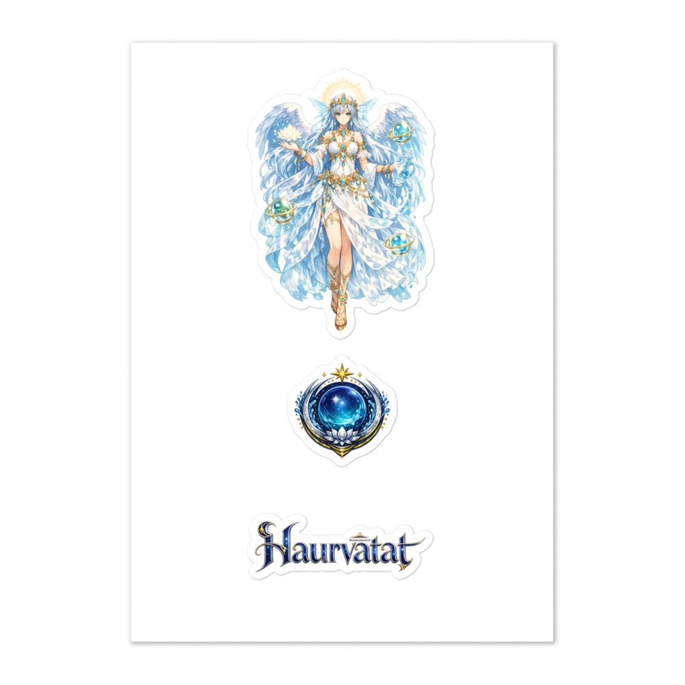 Haurvatāt Seal Sticker Set