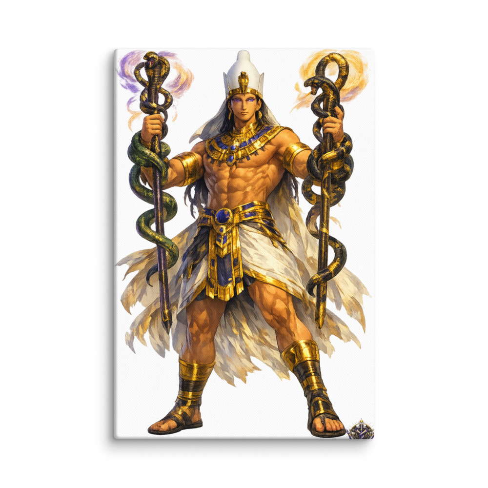 Ḥkꜣ Mascot Canvas