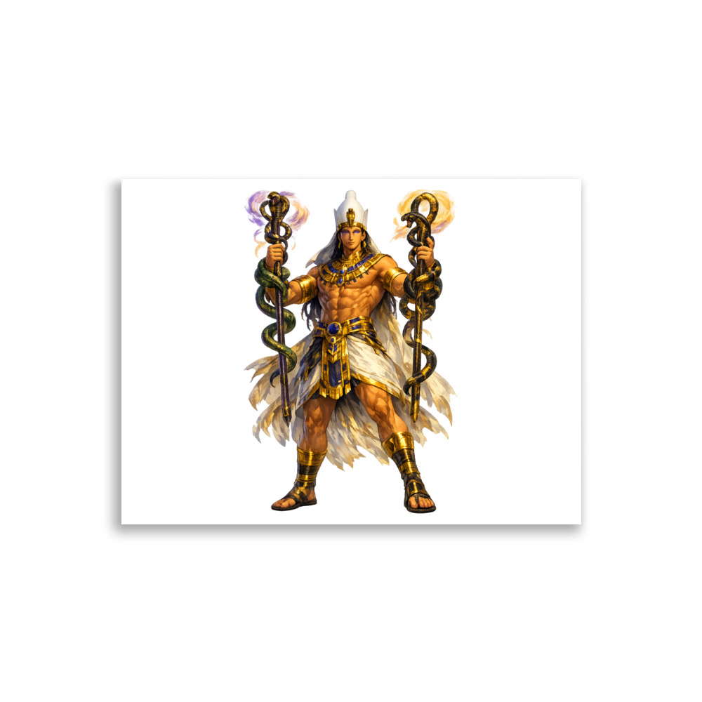 Ḥkꜣ Mascot Art Print