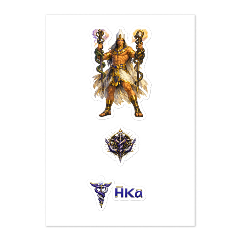 Ḥkꜣ Seal Sticker Set